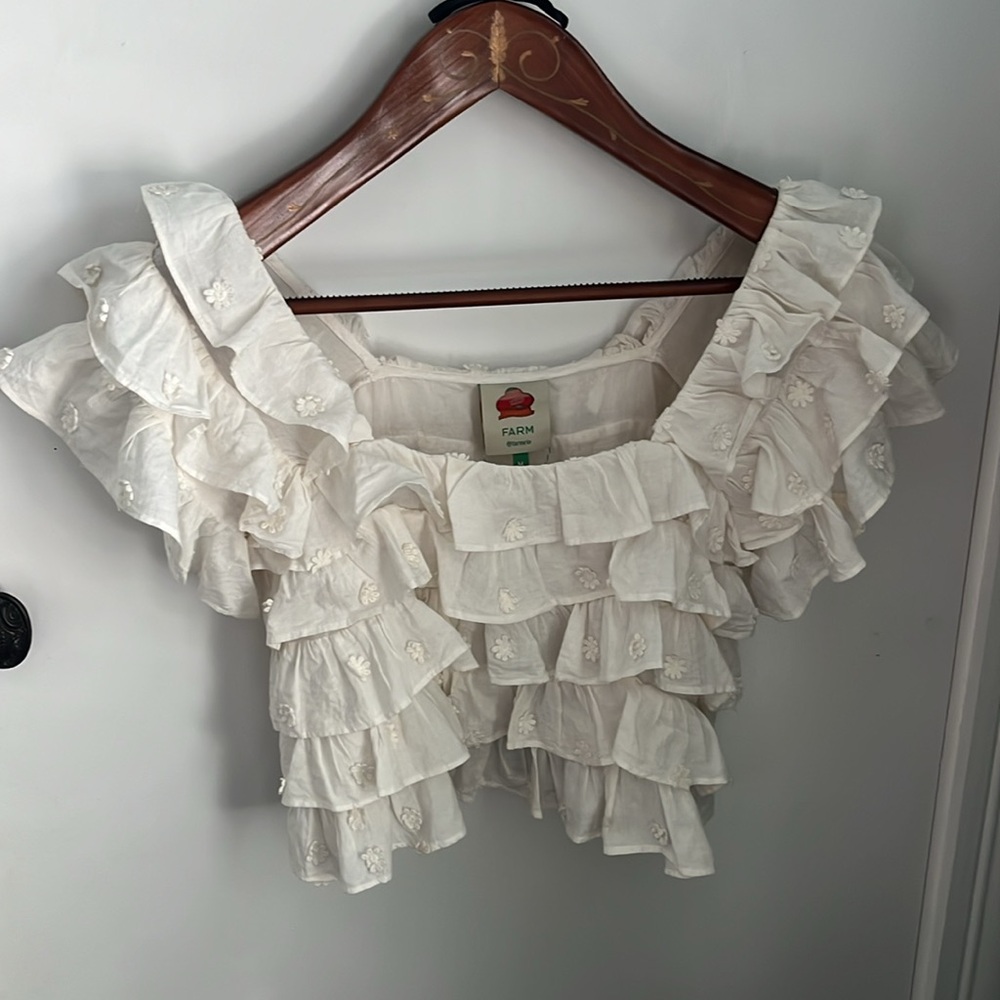 FARM Rio Tiered Ruffle Blouse - Picture 7 of 8